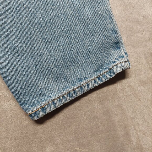 VTG Levis 560 Comfort Fit Jeans Mens W33 L32 Blue Denim Casual Wear - Picture 8 of 12